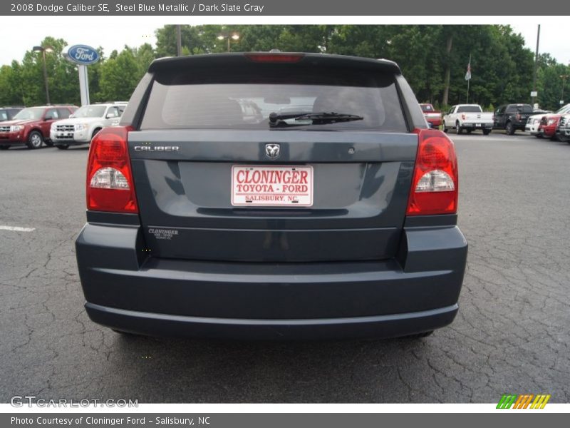 Steel Blue Metallic / Dark Slate Gray 2008 Dodge Caliber SE