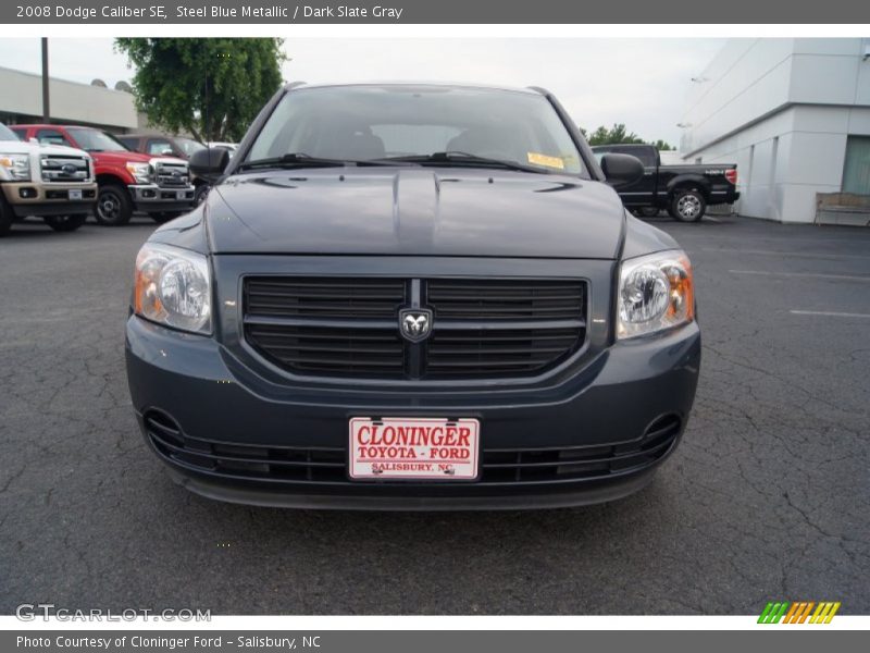 Steel Blue Metallic / Dark Slate Gray 2008 Dodge Caliber SE