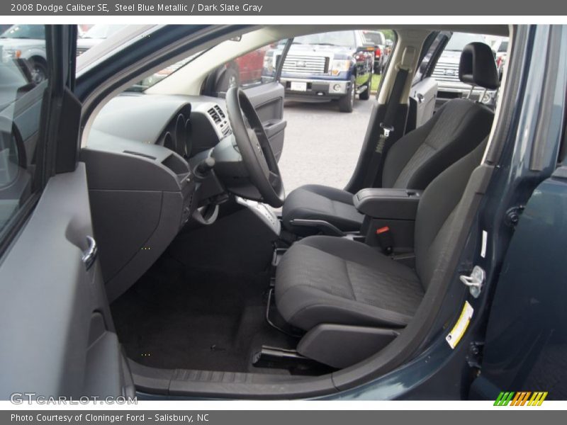 Steel Blue Metallic / Dark Slate Gray 2008 Dodge Caliber SE