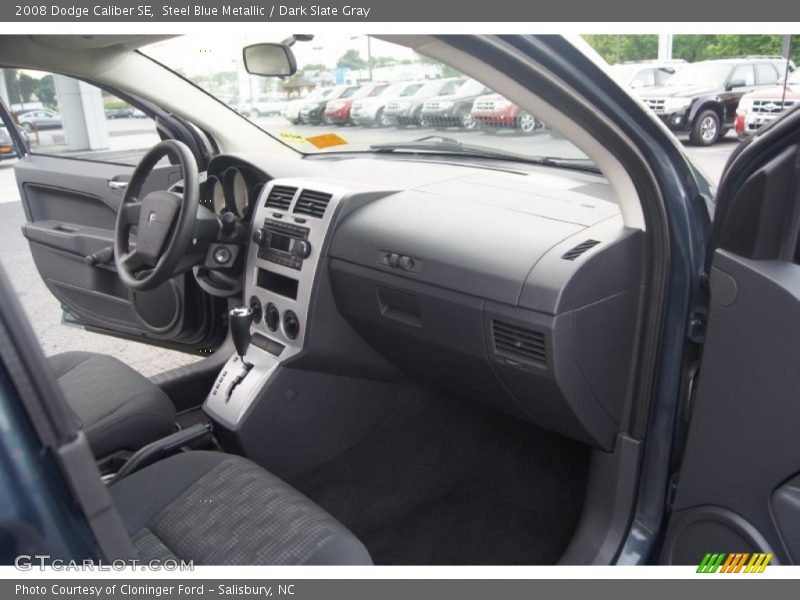 Steel Blue Metallic / Dark Slate Gray 2008 Dodge Caliber SE