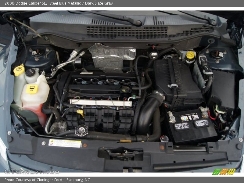 Steel Blue Metallic / Dark Slate Gray 2008 Dodge Caliber SE