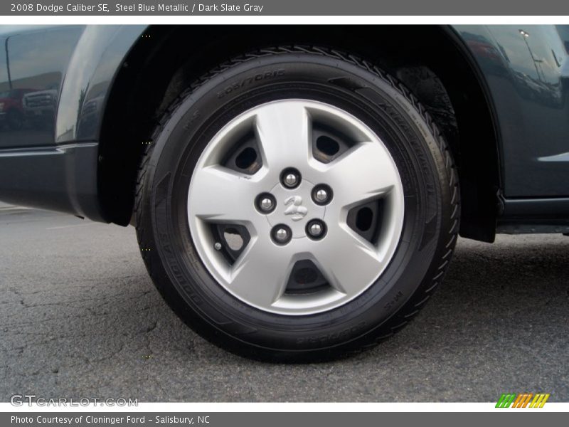 Steel Blue Metallic / Dark Slate Gray 2008 Dodge Caliber SE