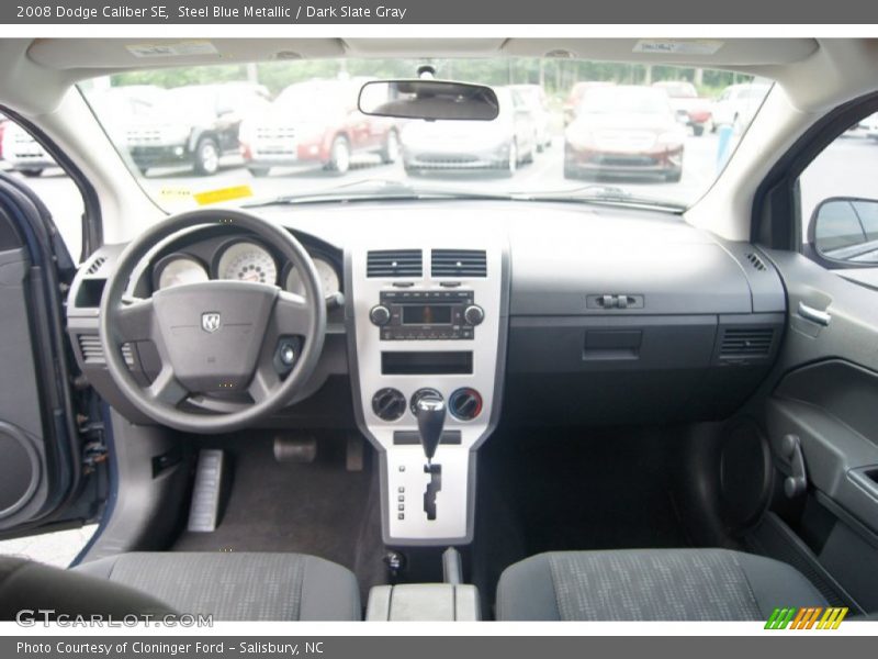 Steel Blue Metallic / Dark Slate Gray 2008 Dodge Caliber SE