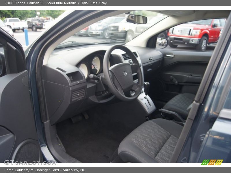 Steel Blue Metallic / Dark Slate Gray 2008 Dodge Caliber SE