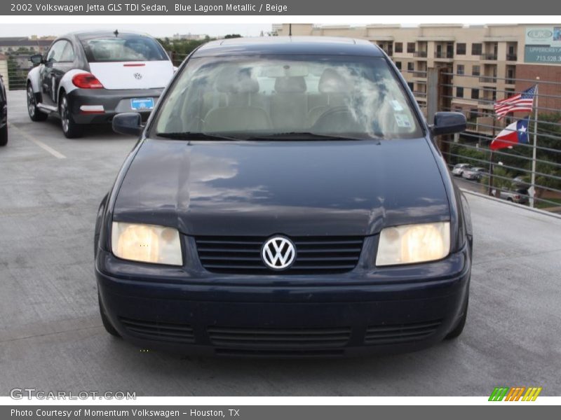 Blue Lagoon Metallic / Beige 2002 Volkswagen Jetta GLS TDI Sedan
