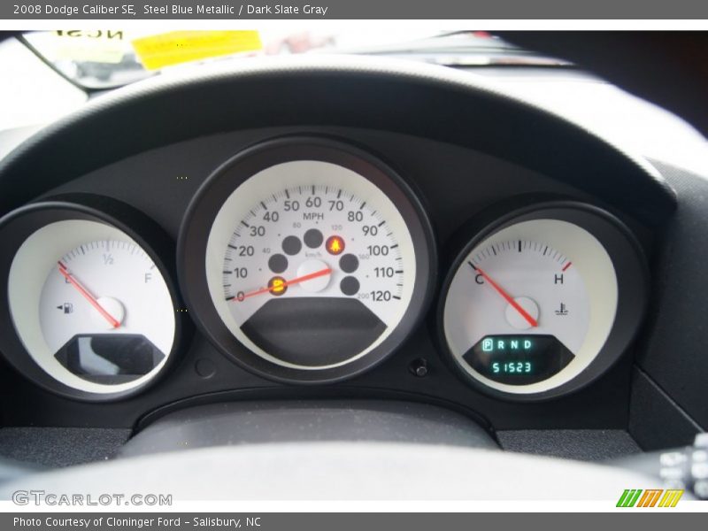 Steel Blue Metallic / Dark Slate Gray 2008 Dodge Caliber SE