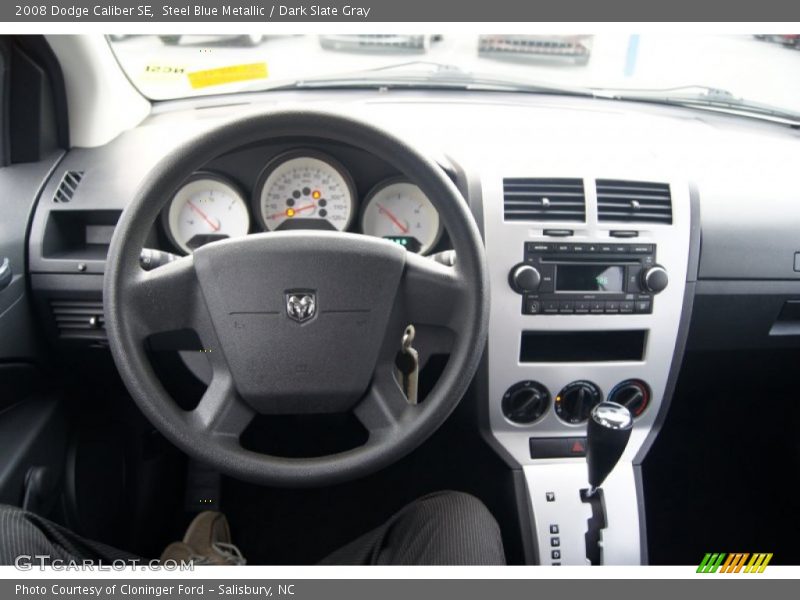 Steel Blue Metallic / Dark Slate Gray 2008 Dodge Caliber SE
