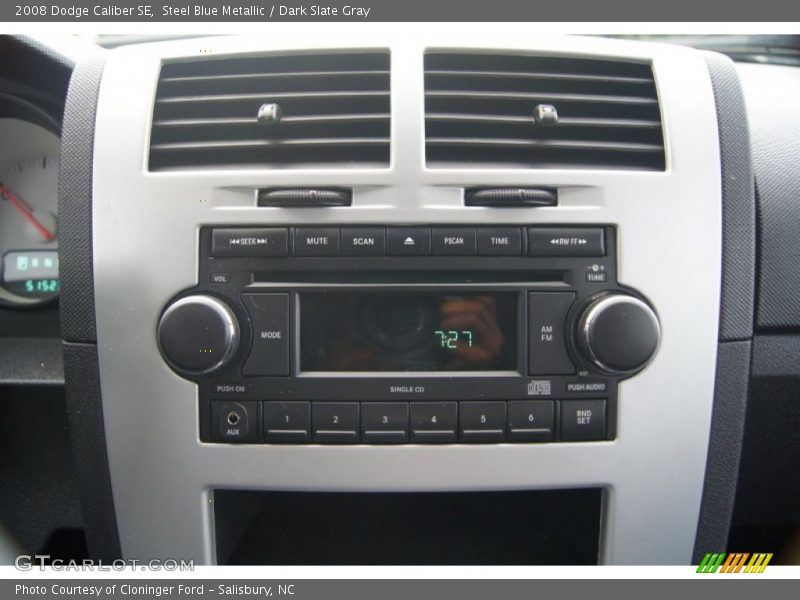 Steel Blue Metallic / Dark Slate Gray 2008 Dodge Caliber SE