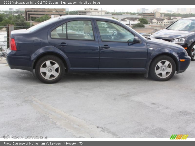 Blue Lagoon Metallic / Beige 2002 Volkswagen Jetta GLS TDI Sedan