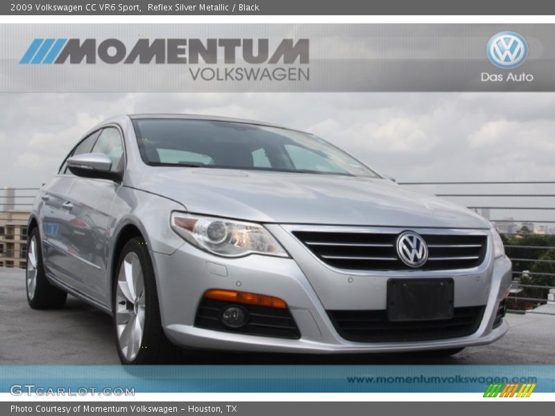 Reflex Silver Metallic / Black 2009 Volkswagen CC VR6 Sport