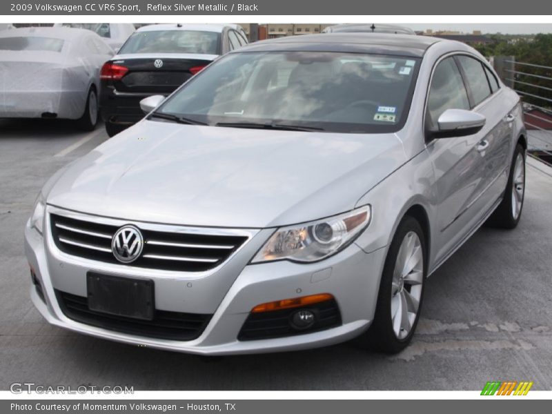 Reflex Silver Metallic / Black 2009 Volkswagen CC VR6 Sport