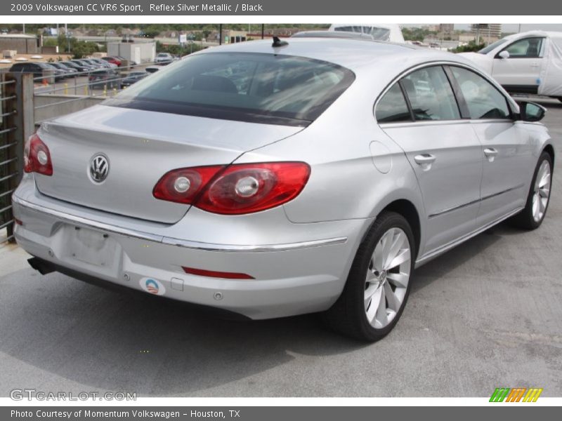 Reflex Silver Metallic / Black 2009 Volkswagen CC VR6 Sport