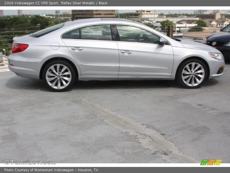 Reflex Silver Metallic / Black 2009 Volkswagen CC VR6 Sport