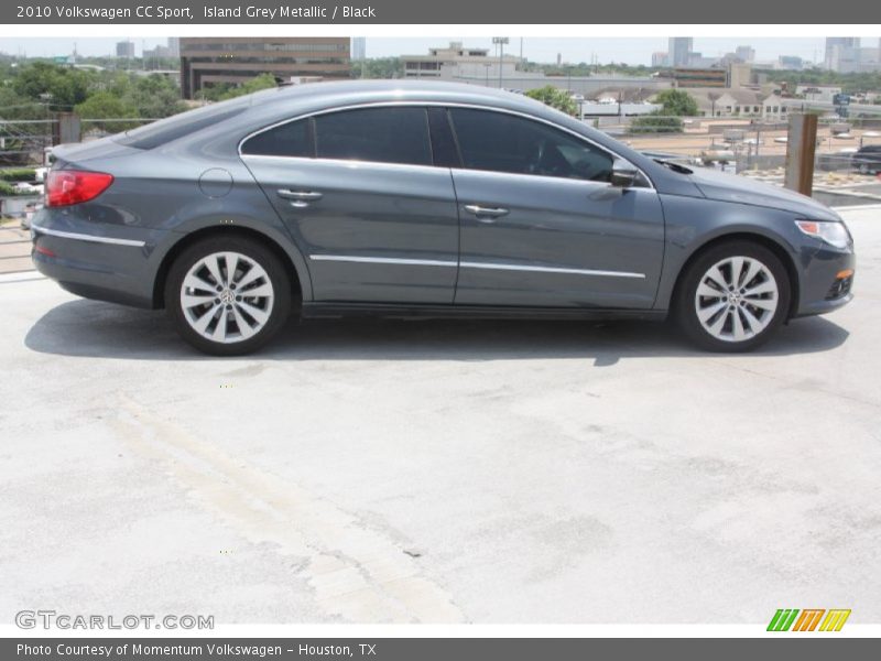 Island Grey Metallic / Black 2010 Volkswagen CC Sport