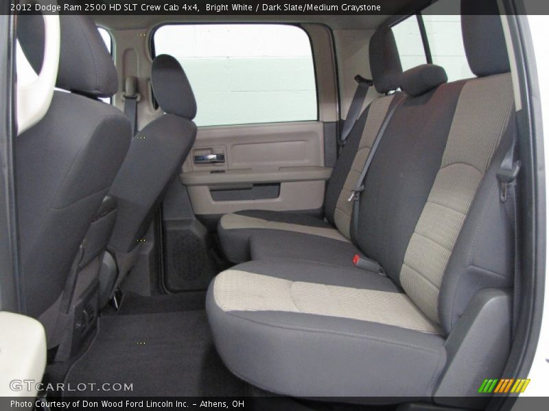 Rear Seat of 2012 Ram 2500 HD SLT Crew Cab 4x4