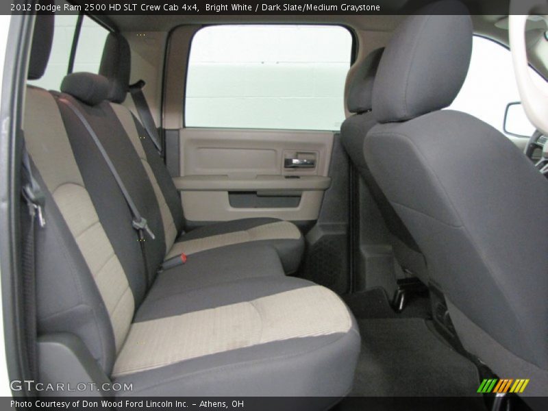 Rear Seat of 2012 Ram 2500 HD SLT Crew Cab 4x4
