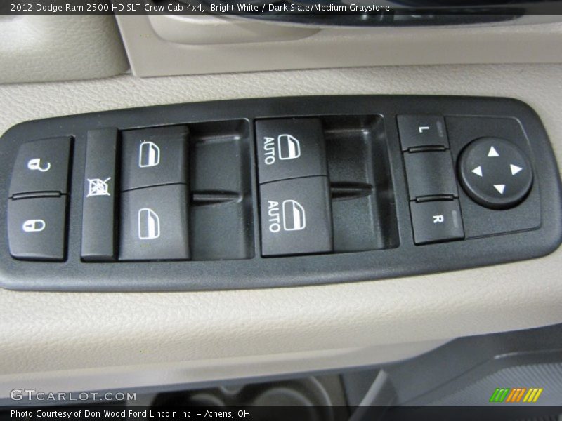 Controls of 2012 Ram 2500 HD SLT Crew Cab 4x4