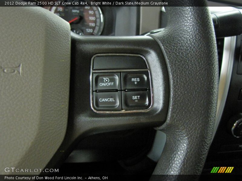 Controls of 2012 Ram 2500 HD SLT Crew Cab 4x4