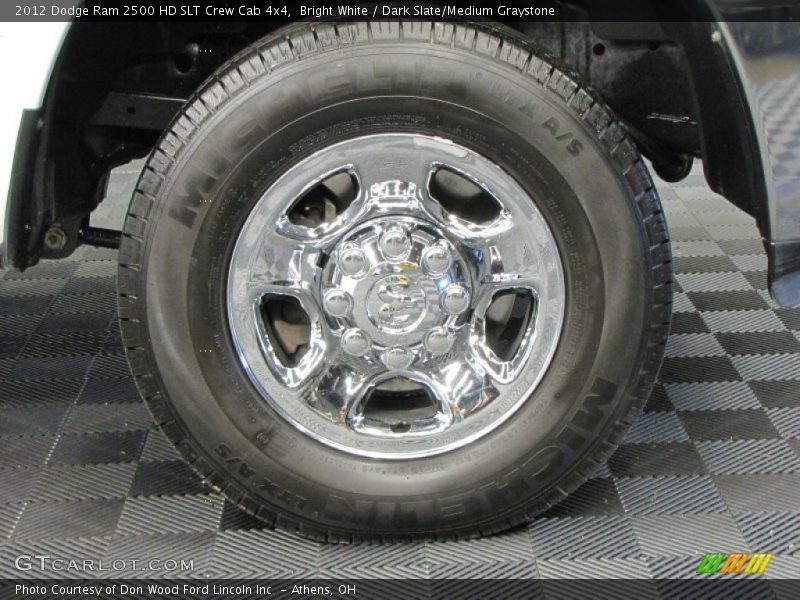 Bright White / Dark Slate/Medium Graystone 2012 Dodge Ram 2500 HD SLT Crew Cab 4x4
