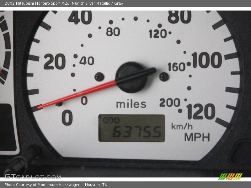 Munich Silver Metallic / Gray 2002 Mitsubishi Montero Sport XLS