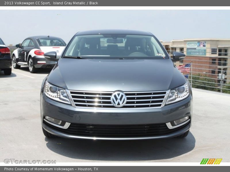 Island Gray Metallic / Black 2013 Volkswagen CC Sport