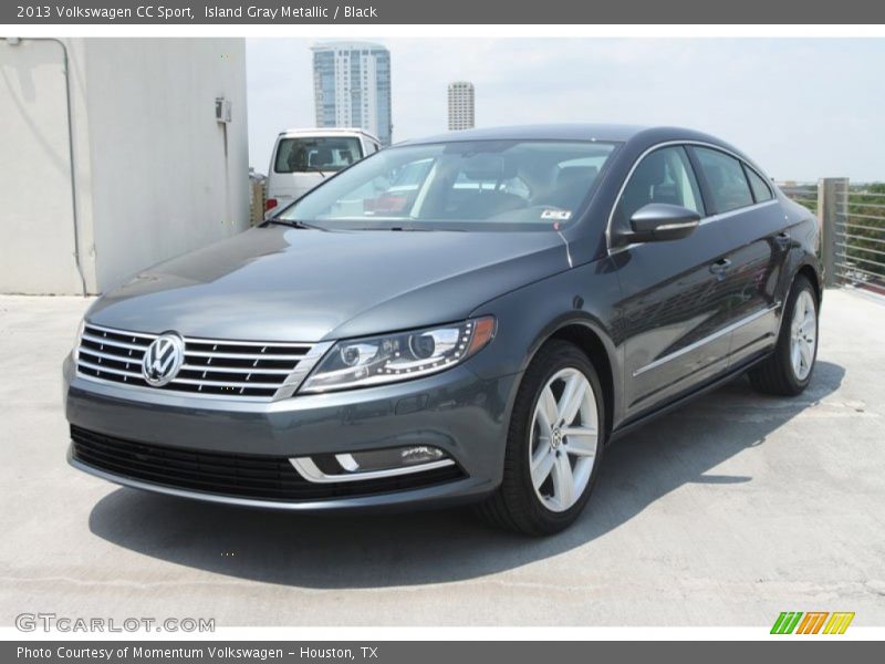 Island Gray Metallic / Black 2013 Volkswagen CC Sport