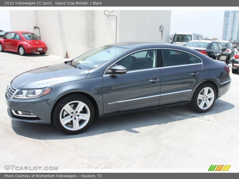 Island Gray Metallic / Black 2013 Volkswagen CC Sport