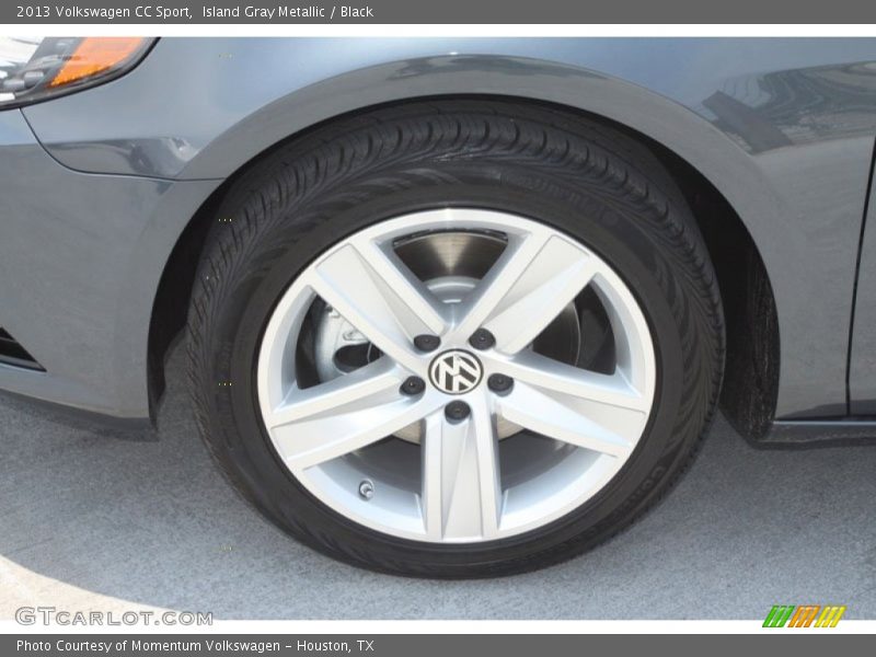Island Gray Metallic / Black 2013 Volkswagen CC Sport