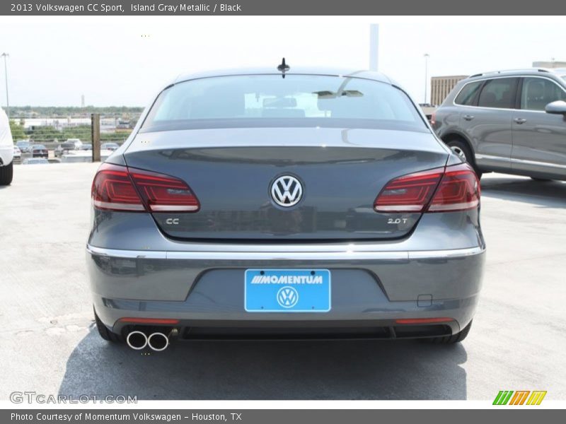 Island Gray Metallic / Black 2013 Volkswagen CC Sport