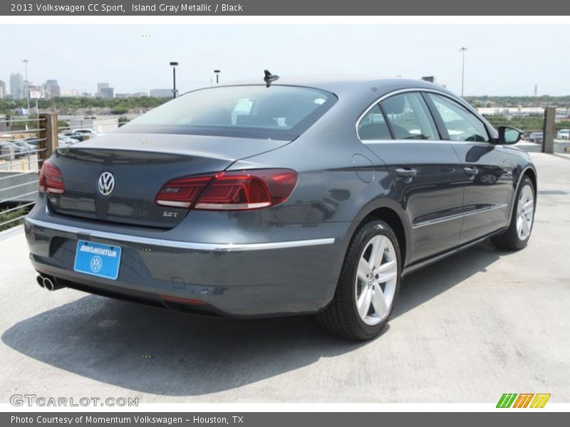 Island Gray Metallic / Black 2013 Volkswagen CC Sport