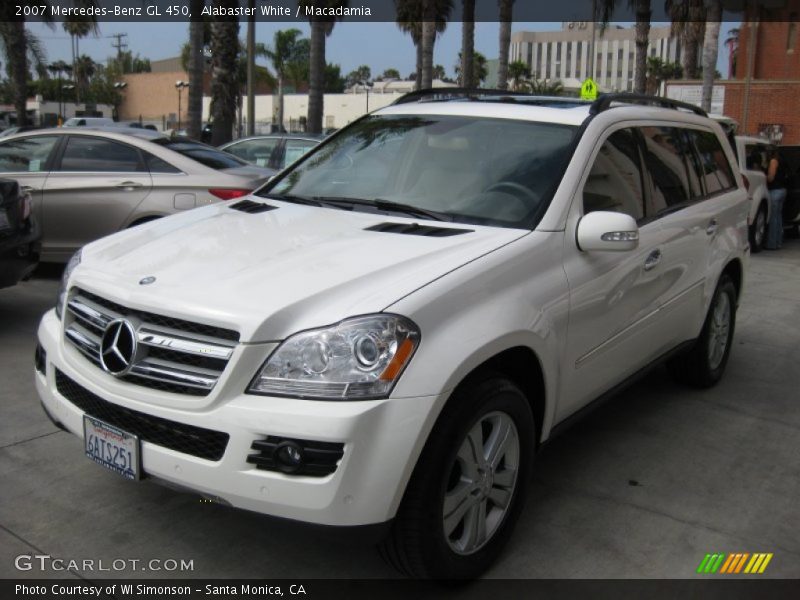 Alabaster White / Macadamia 2007 Mercedes-Benz GL 450