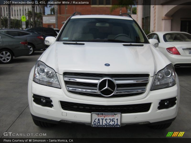Alabaster White / Macadamia 2007 Mercedes-Benz GL 450