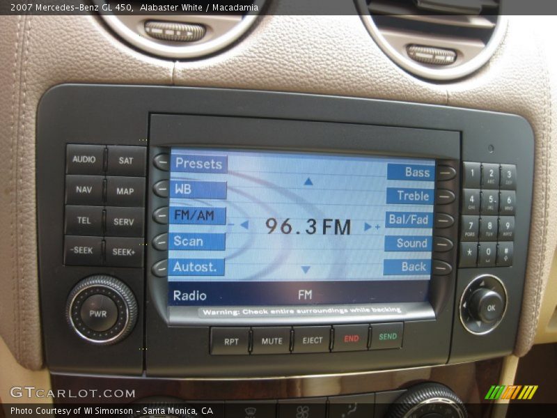 Alabaster White / Macadamia 2007 Mercedes-Benz GL 450