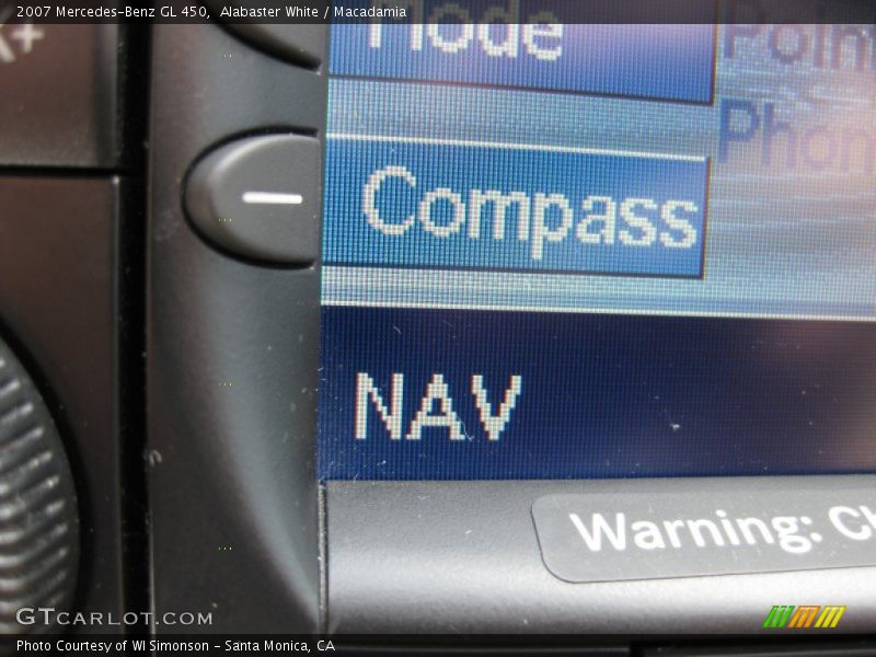 Alabaster White / Macadamia 2007 Mercedes-Benz GL 450