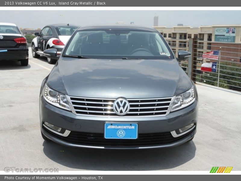 Island Gray Metallic / Black 2013 Volkswagen CC V6 Lux
