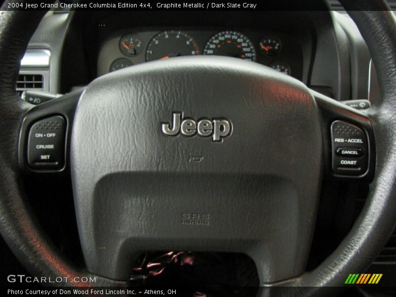 Graphite Metallic / Dark Slate Gray 2004 Jeep Grand Cherokee Columbia Edition 4x4