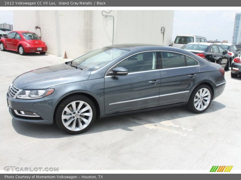 Island Gray Metallic / Black 2013 Volkswagen CC V6 Lux