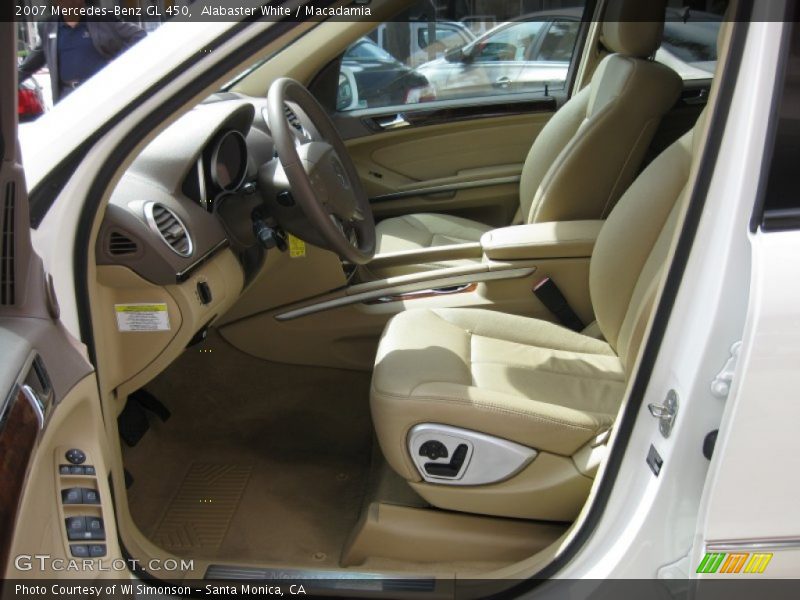 Alabaster White / Macadamia 2007 Mercedes-Benz GL 450