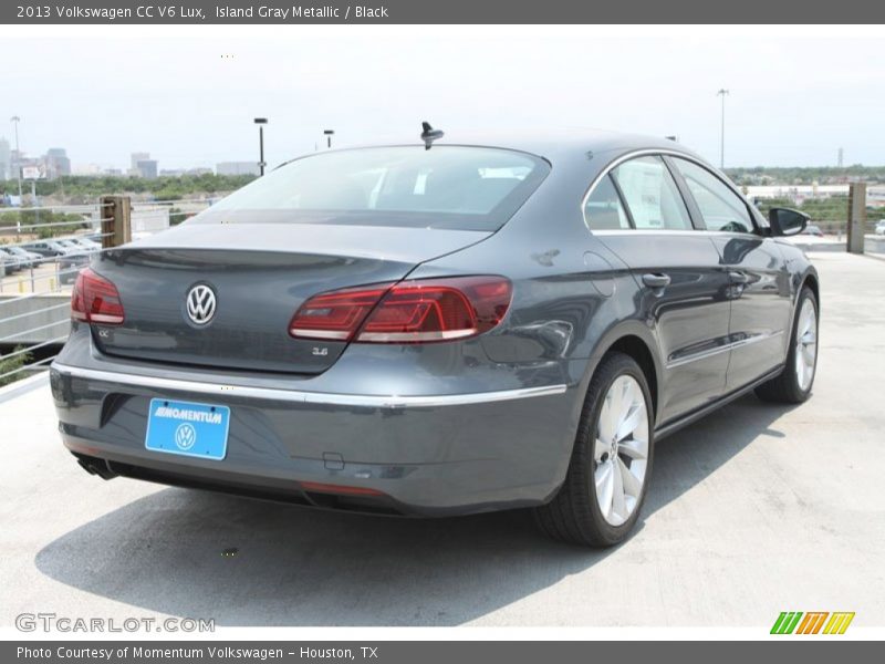Island Gray Metallic / Black 2013 Volkswagen CC V6 Lux