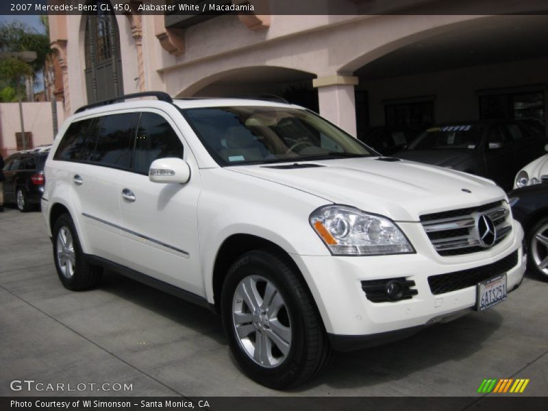Alabaster White / Macadamia 2007 Mercedes-Benz GL 450