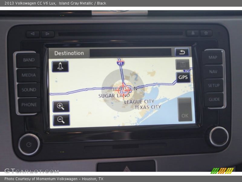 Island Gray Metallic / Black 2013 Volkswagen CC V6 Lux