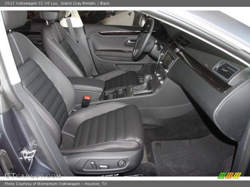 Island Gray Metallic / Black 2013 Volkswagen CC V6 Lux