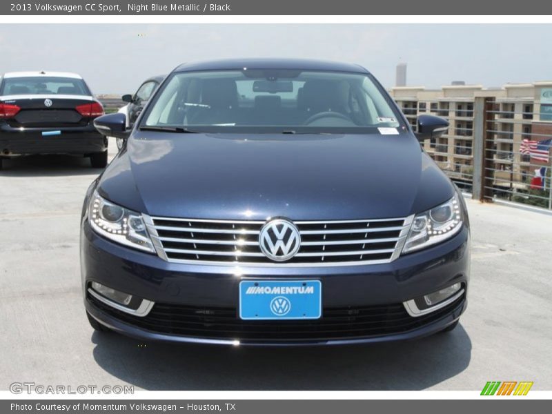 Night Blue Metallic / Black 2013 Volkswagen CC Sport