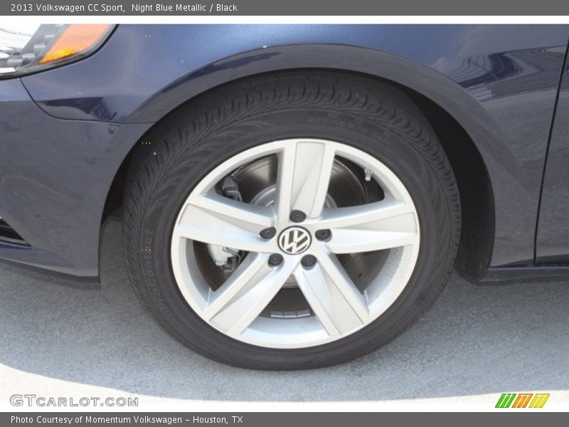 Night Blue Metallic / Black 2013 Volkswagen CC Sport