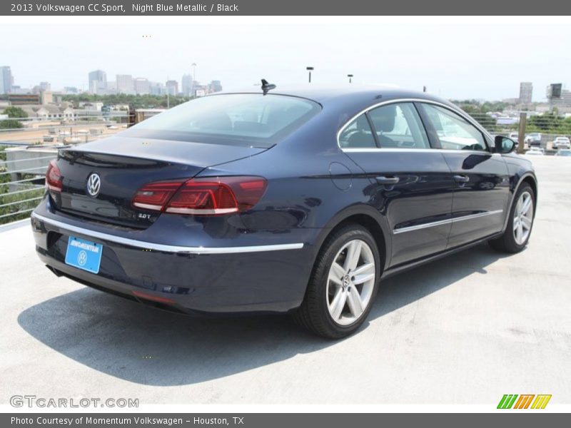 Night Blue Metallic / Black 2013 Volkswagen CC Sport