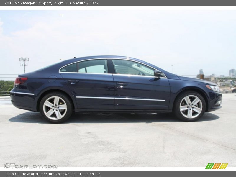Night Blue Metallic / Black 2013 Volkswagen CC Sport