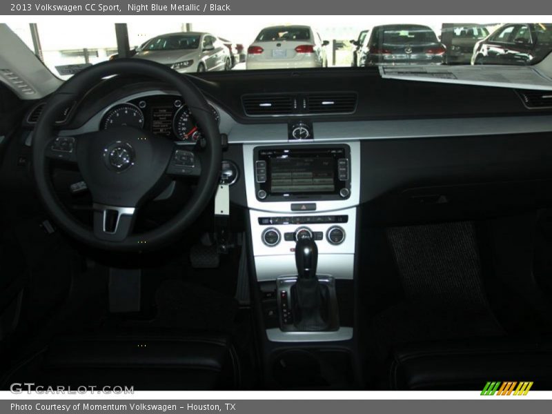 Night Blue Metallic / Black 2013 Volkswagen CC Sport