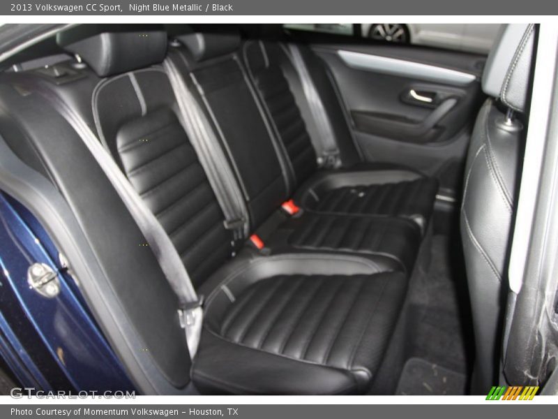 Night Blue Metallic / Black 2013 Volkswagen CC Sport