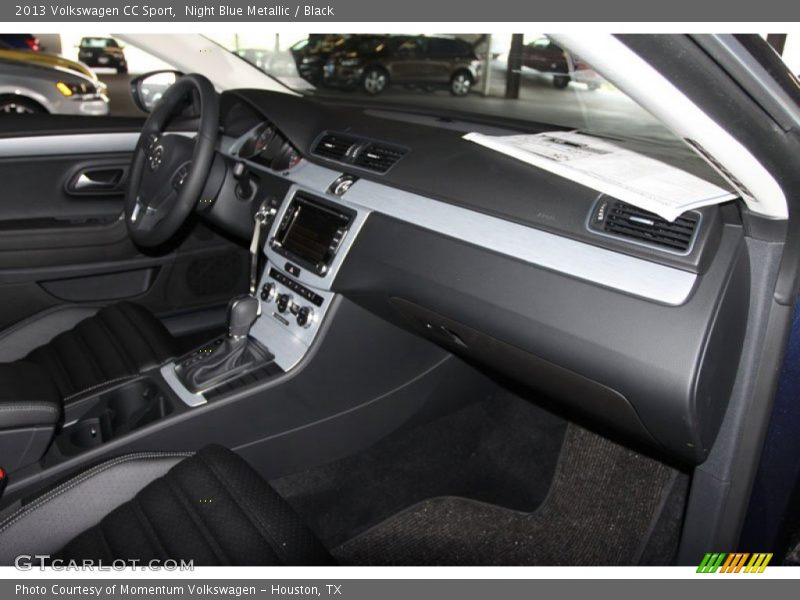 Night Blue Metallic / Black 2013 Volkswagen CC Sport