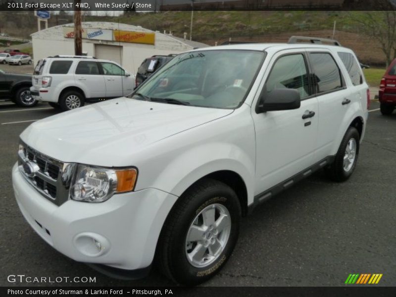 White Suede / Stone 2011 Ford Escape XLT 4WD